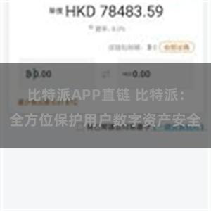 比特派APP直链 比特派：全方位保护用户数字资产安全