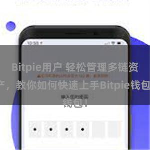 Bitpie用户 轻松管理多链资产，教你如何快速上手Bitpie钱包！