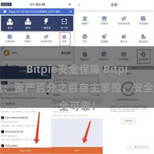 Bitpie安全保障 Bitpie钱包：资产百分之百自主掌控，安全可靠！