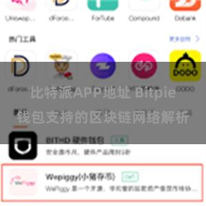 比特派APP地址 Bitpie钱包支持的区块链网络解析