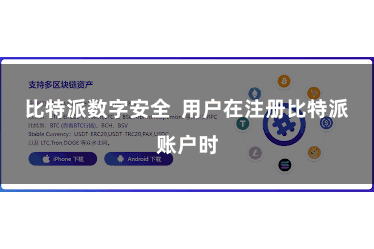 比特派数字安全 用户在注册比特派账户时